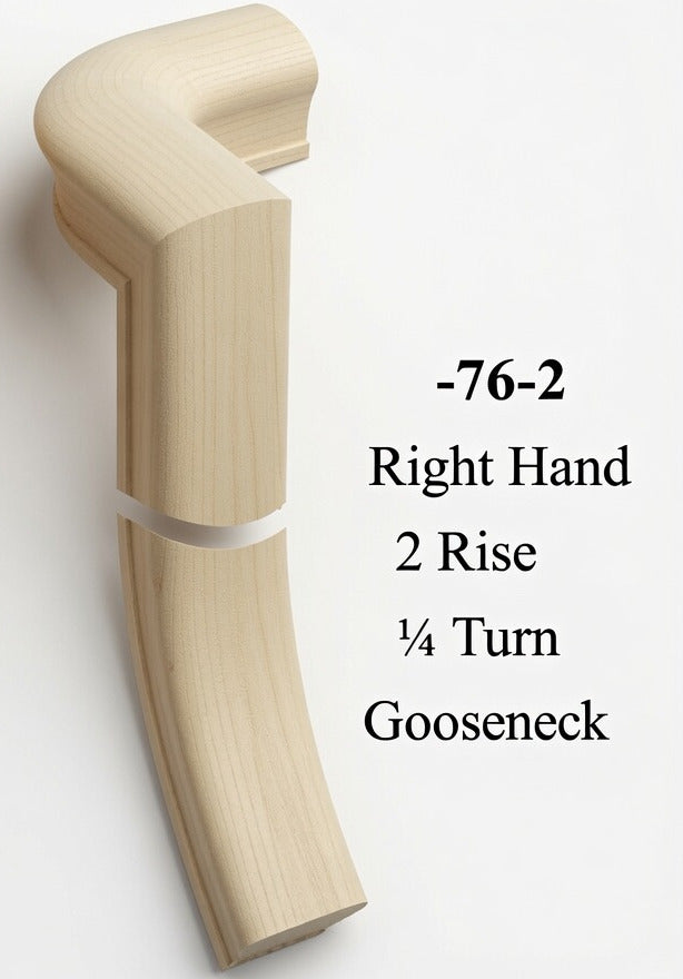 7071 or 7076 2-Rise Gooseneck with Level Quarter-turns