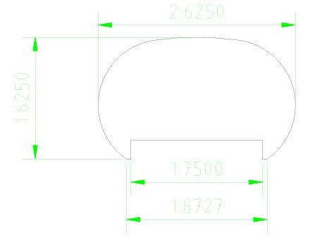 1-3/4" Plow, 5600P Handrail
