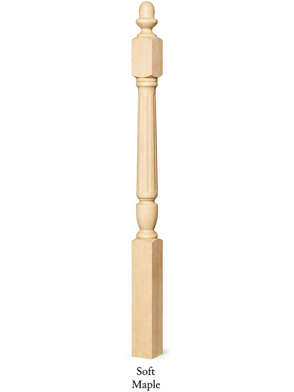 F-3042 Fluted Acorn Top Starting Newel Post