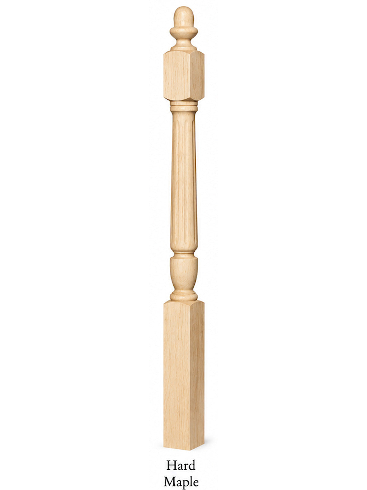 F-3042 Fluted Acorn Top Starting Newel Post