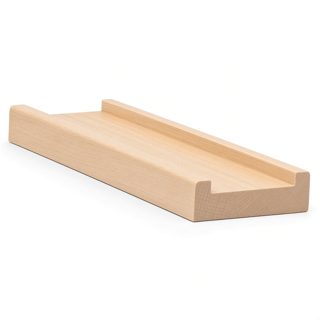 6001S 3/4" x 2-1/2" Contemporary Shoerail, Plowed 1-3/4", Soft Maple