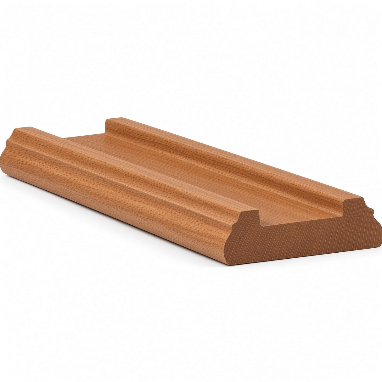 6045 (6005) Traditional Shoerail Plowed for 1-1/4" Balusters, American Cherry