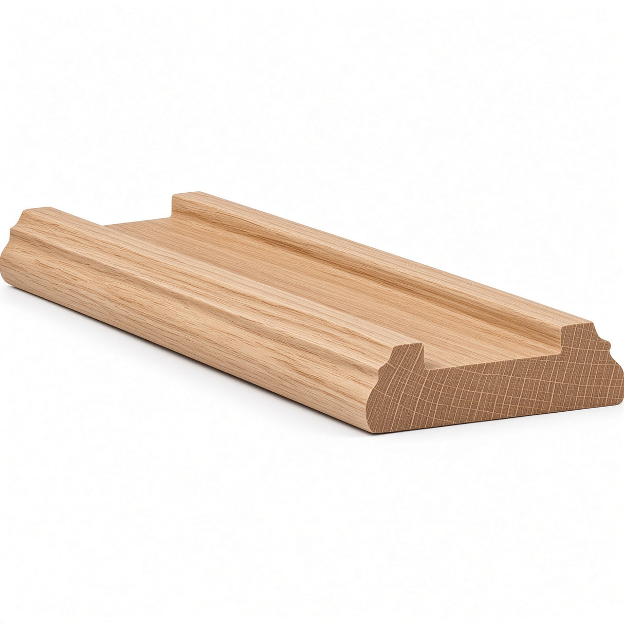 6045 (6005) Traditional Shoerail Plowed for 1-1/4" Balusters, Ash