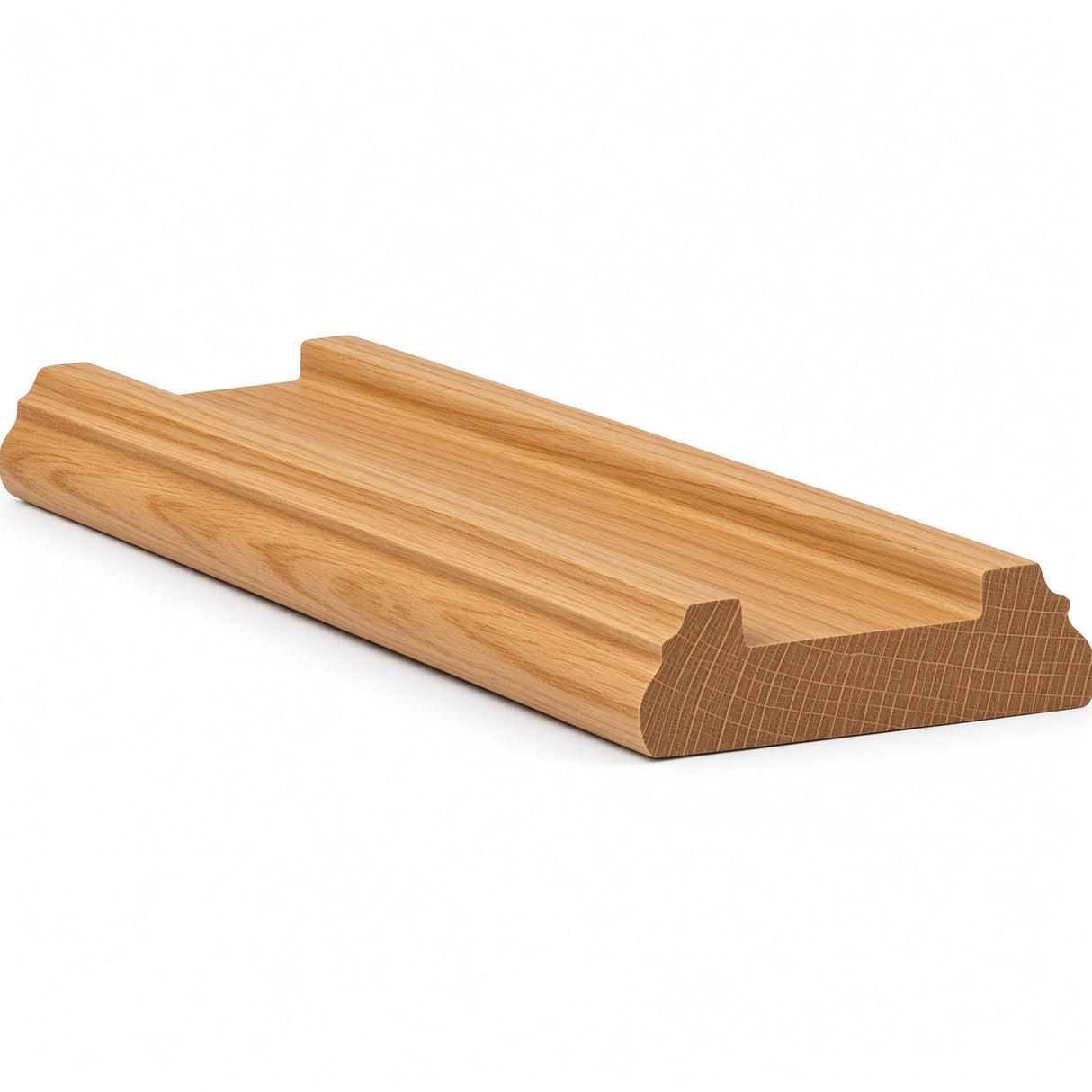 6045 (6005) Traditional Shoerail Plowed for 1-1/4" Balusters, Yellow Pine