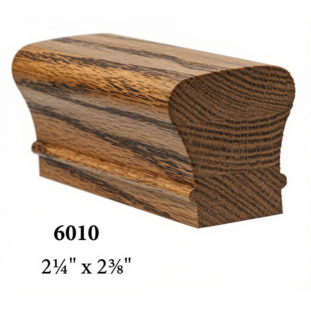 6010 2-1/4" x 2-3/8" Handrail, Hickory