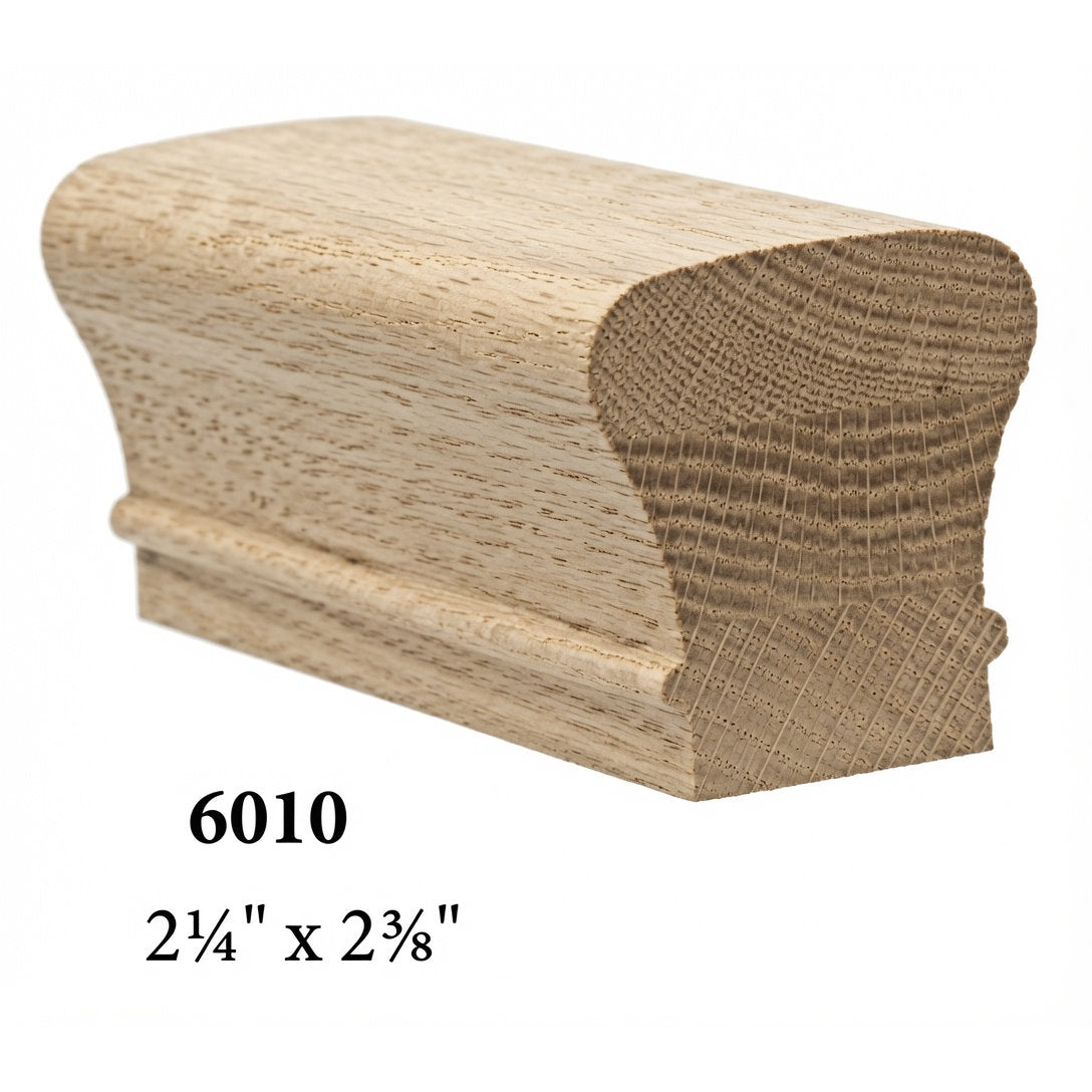 6010 2-1/4" x 2-3/8" Handrail - Red Oak