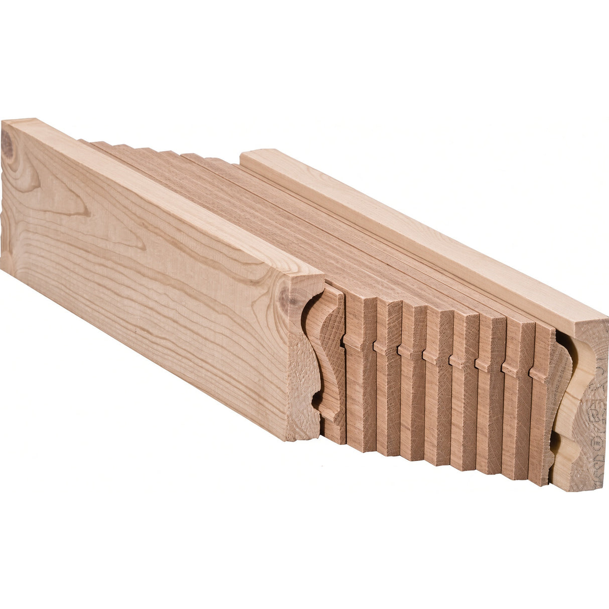 6210B Bending Handrail for the 2-5/8" x 2-3/8" 6210 Handrail, Alder