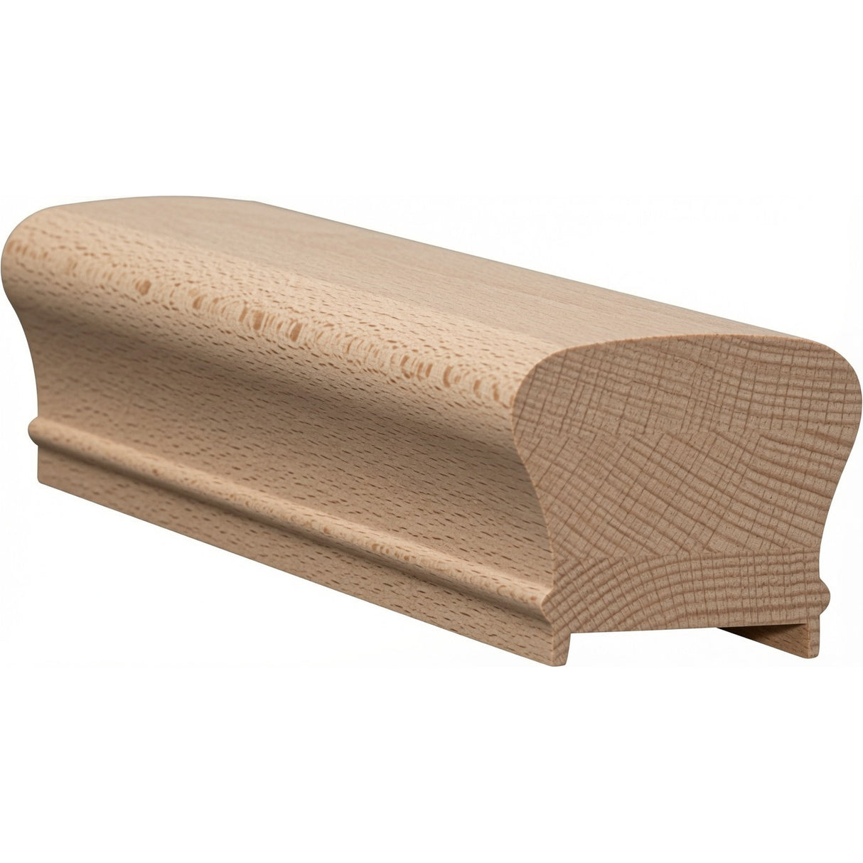 6210P Plowed 2-5/8" x 2-3/8" Handrail, Beech