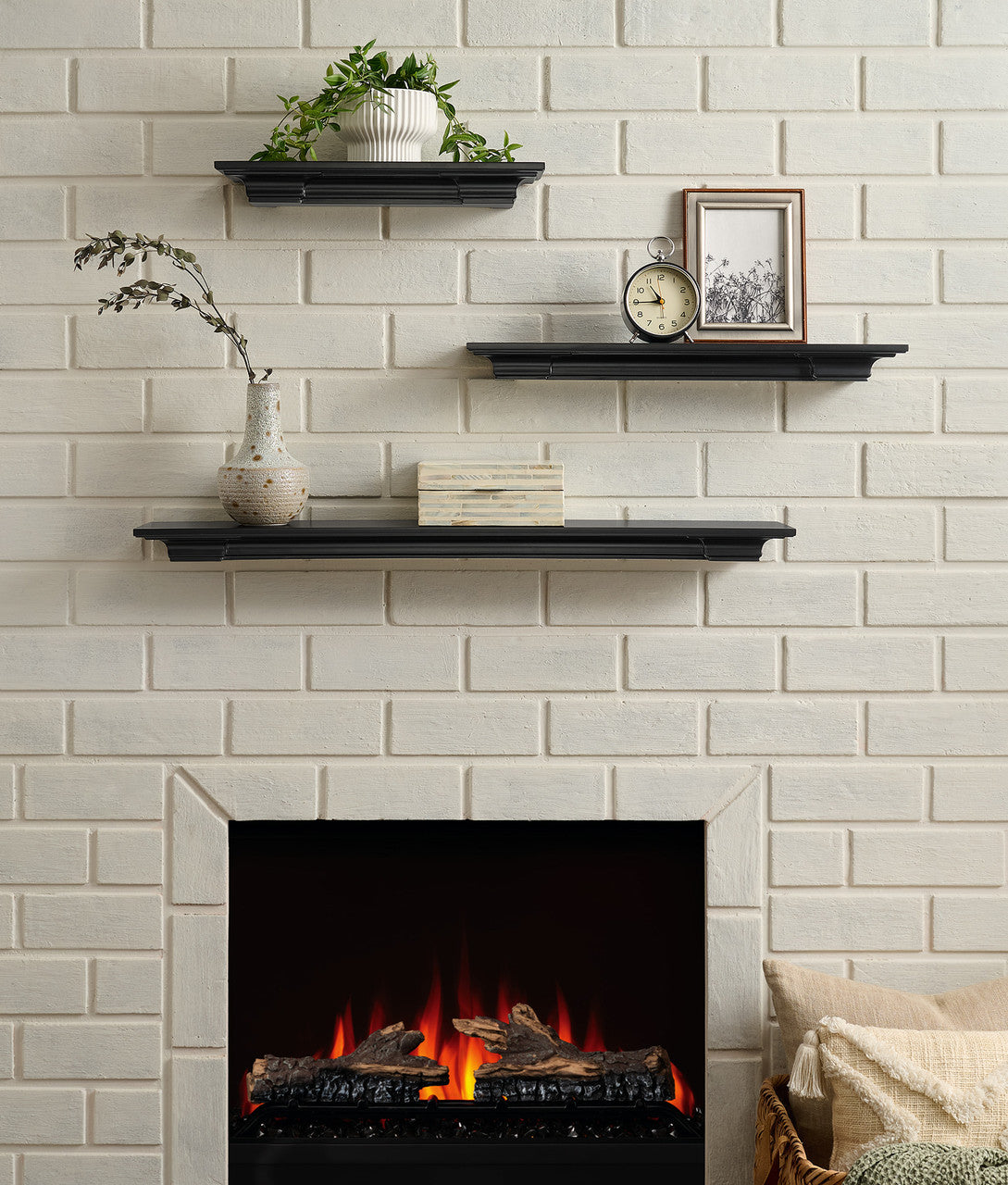 The Sunny 3 Piece Mantel Shelf Set