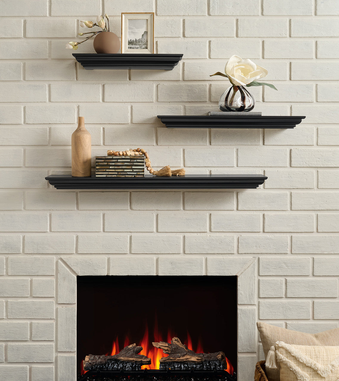 The Sadie 3 Piece Mantel Shelf Set