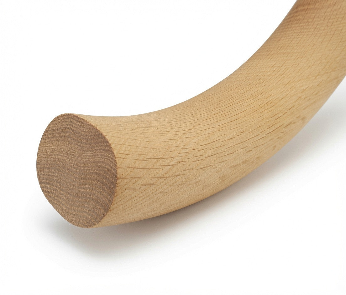 7024 Up Easing for Round Hand rails, Full Round - Red Oak