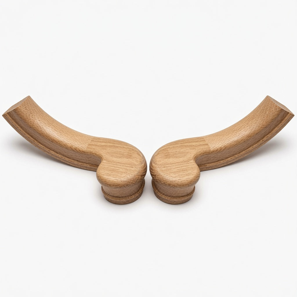7041 Left Hand & 7046 Right Hand Small Turnout - Red oak