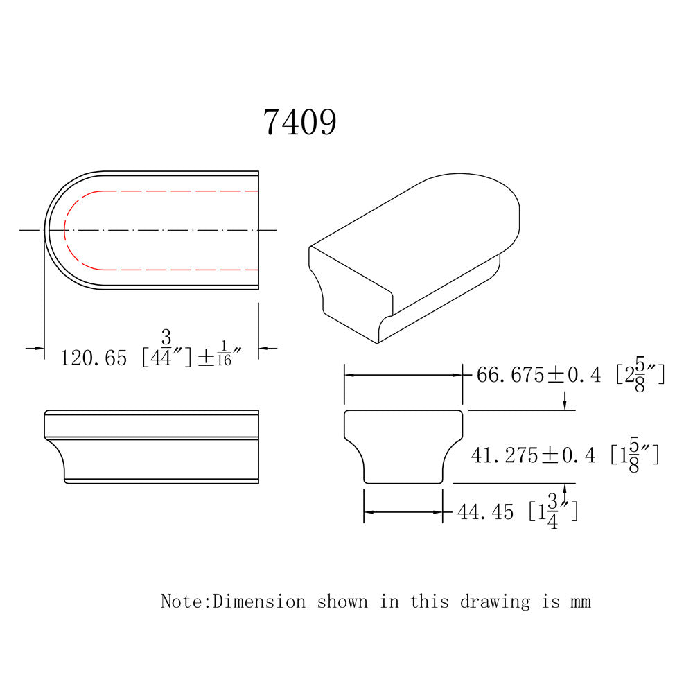 HF-7409 Returned End - CADD