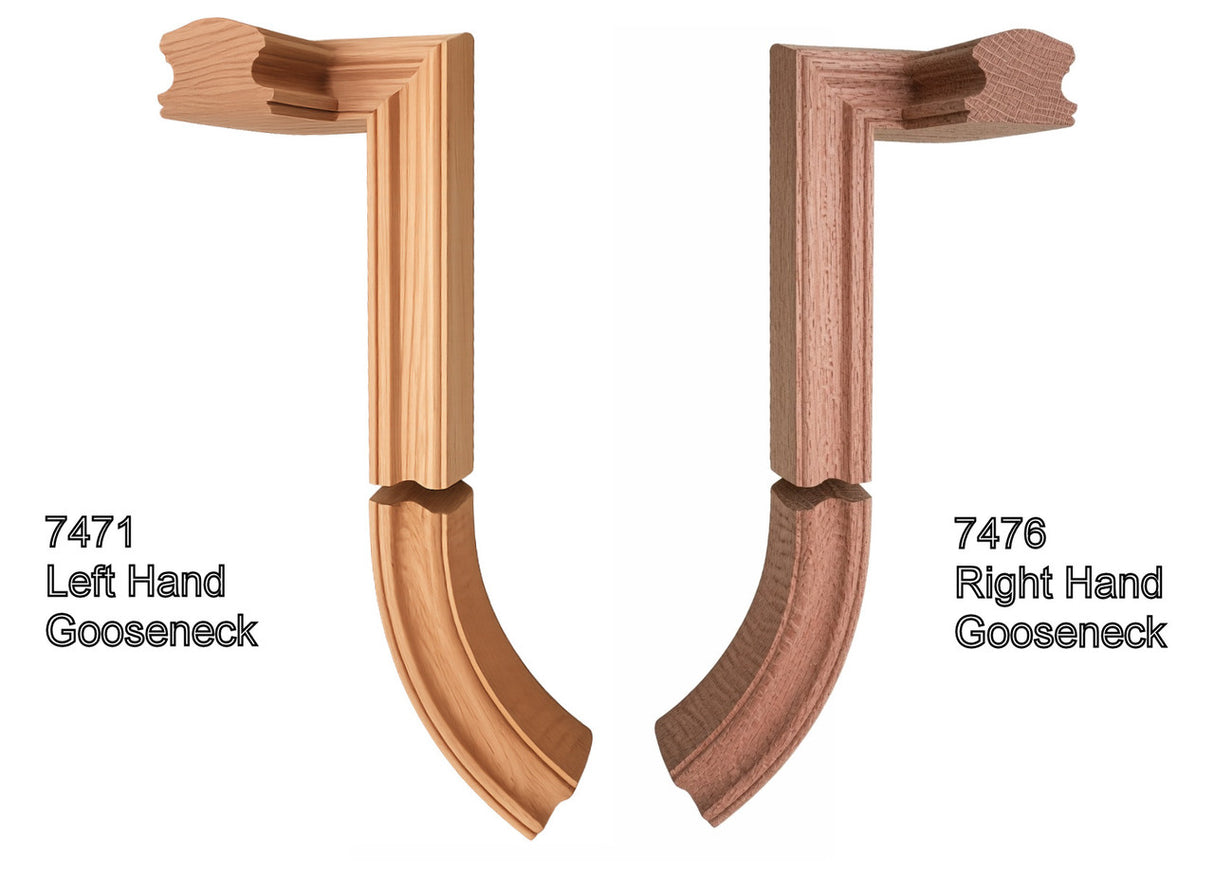 7471 or 7476 2-Rise Gooseneck with Level Quarter-turns