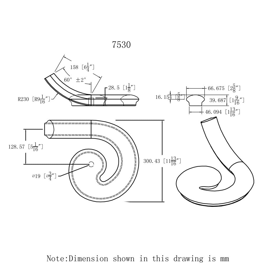HF-7530 Left Hand Volute CADD