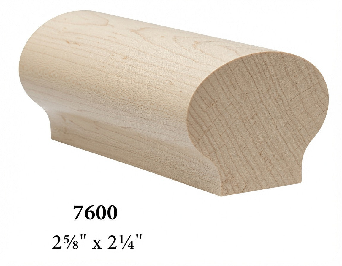 7600B Hard Maple Bending Handrail