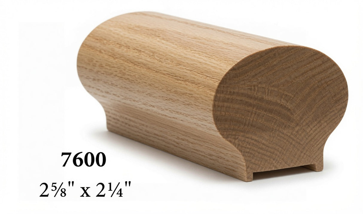 7600P Plowed Ash Handrail