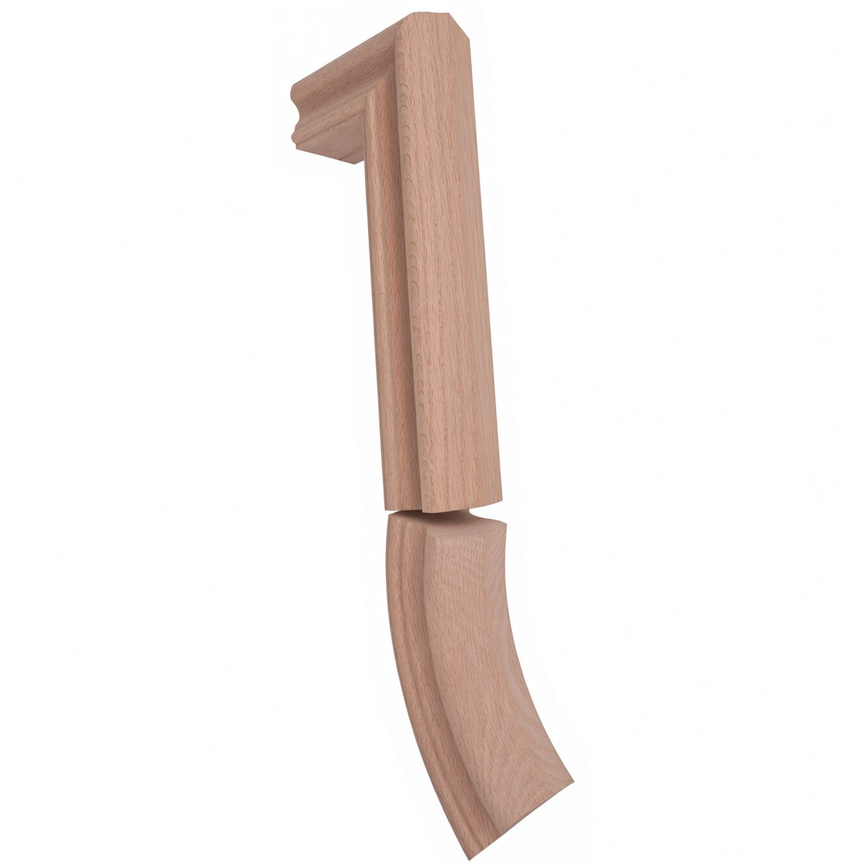 7999 2 Riser Gooseneck for the 6910 Traditional Handrail, Alder