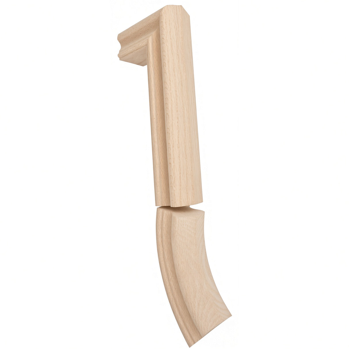 7999 2 Riser Gooseneck for the 6910 Traditional Handrail, Birch