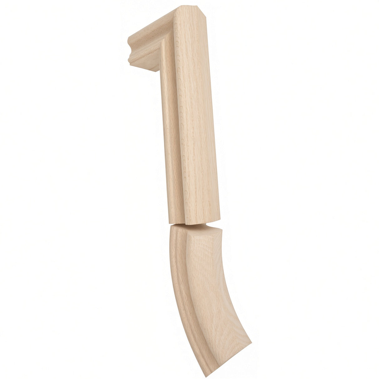 7999 2 Riser Gooseneck for the 6910 Traditional Handrail, Poplar