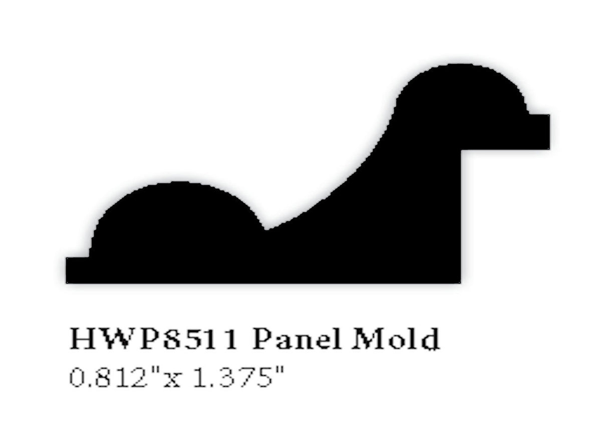 8511 Hardwood Panel Mold