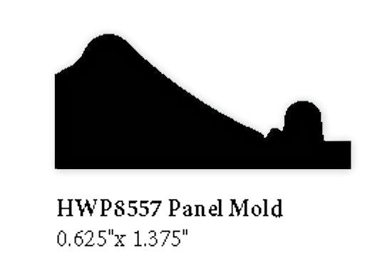 8557 Hardwood Panel Mold