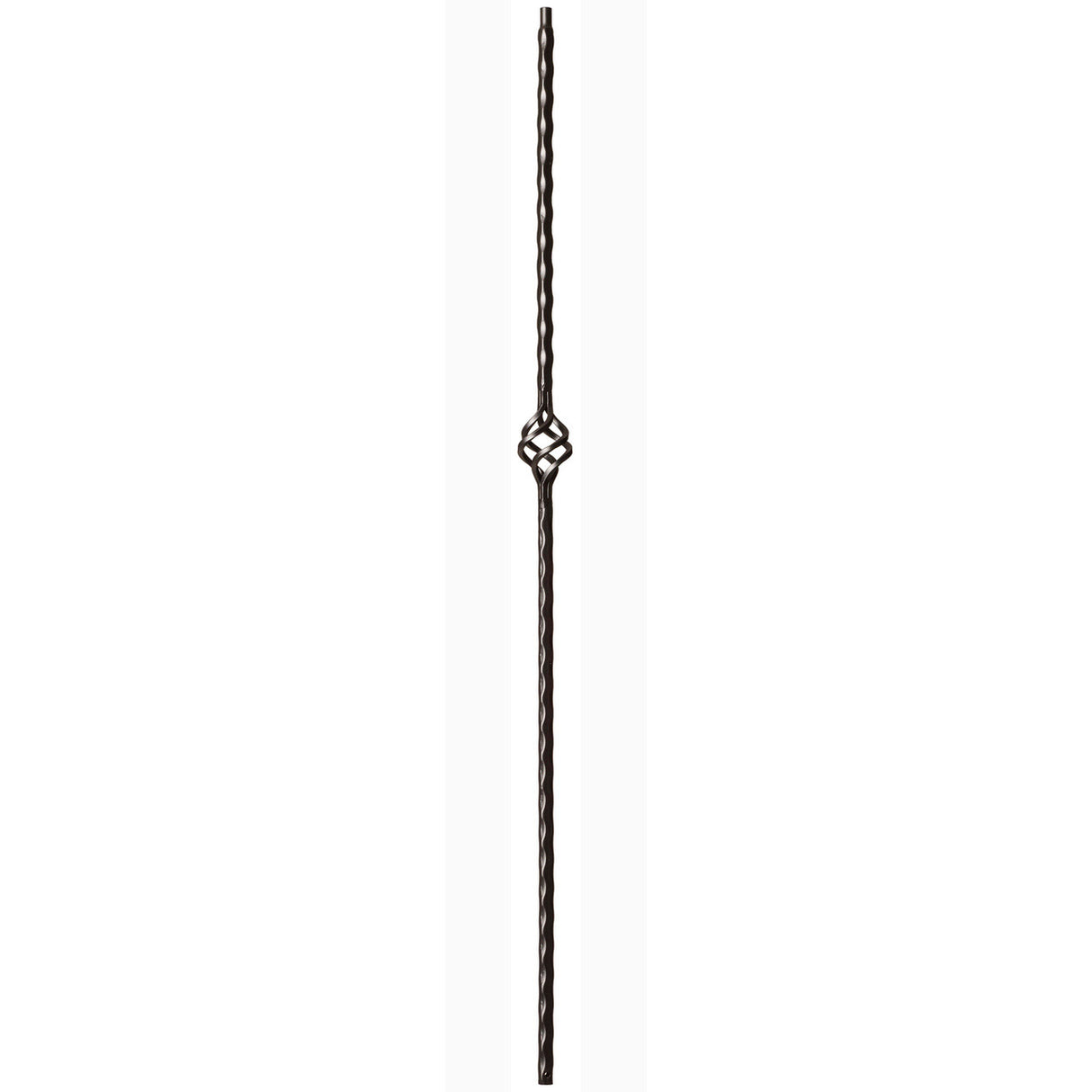 9027HE Single Basket Edge Hammered Baluster