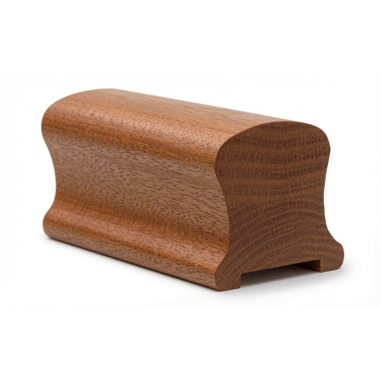 9100P 2-1/4" Wide X 2-3/8" High Handrail, Plowed 1-1/4" or 1-3/4", Mahogany
