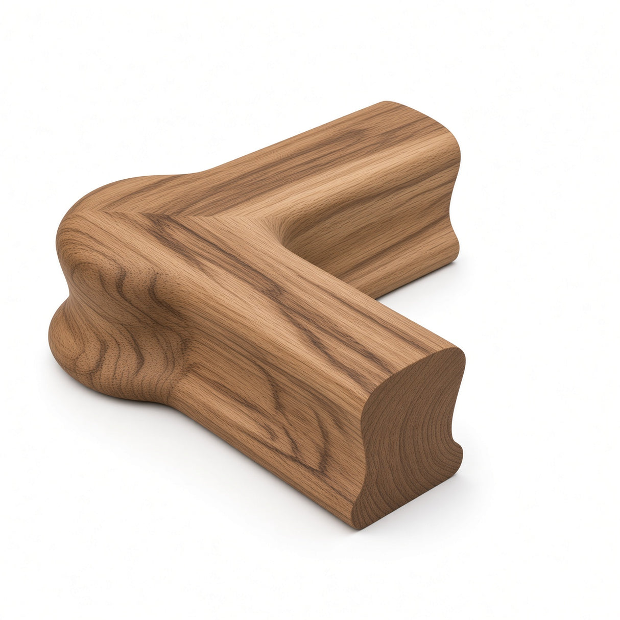 9121 Quarter-turn Newel Cap for the 9100 Handrail, Hickory