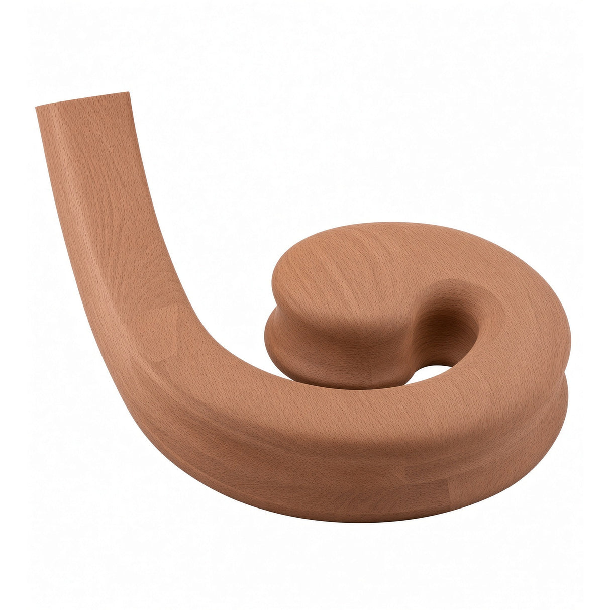9135 Right Hand Volute for the 9100 Handrail, Alder