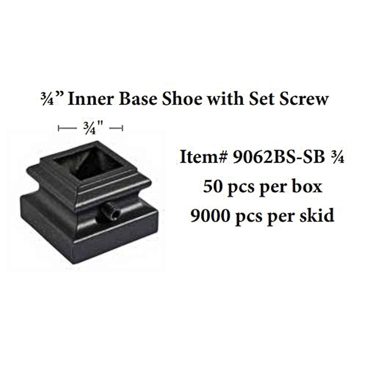 99062BS Base Shoe for 3/4-inch Balusters