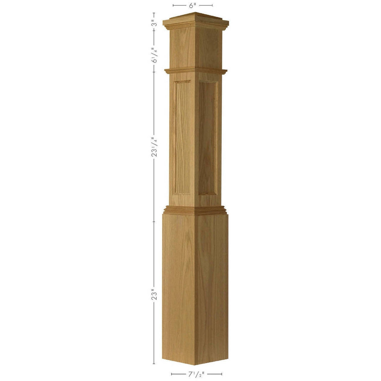 AFP-4092 Actual Flat Panel Large Box Newel Post
