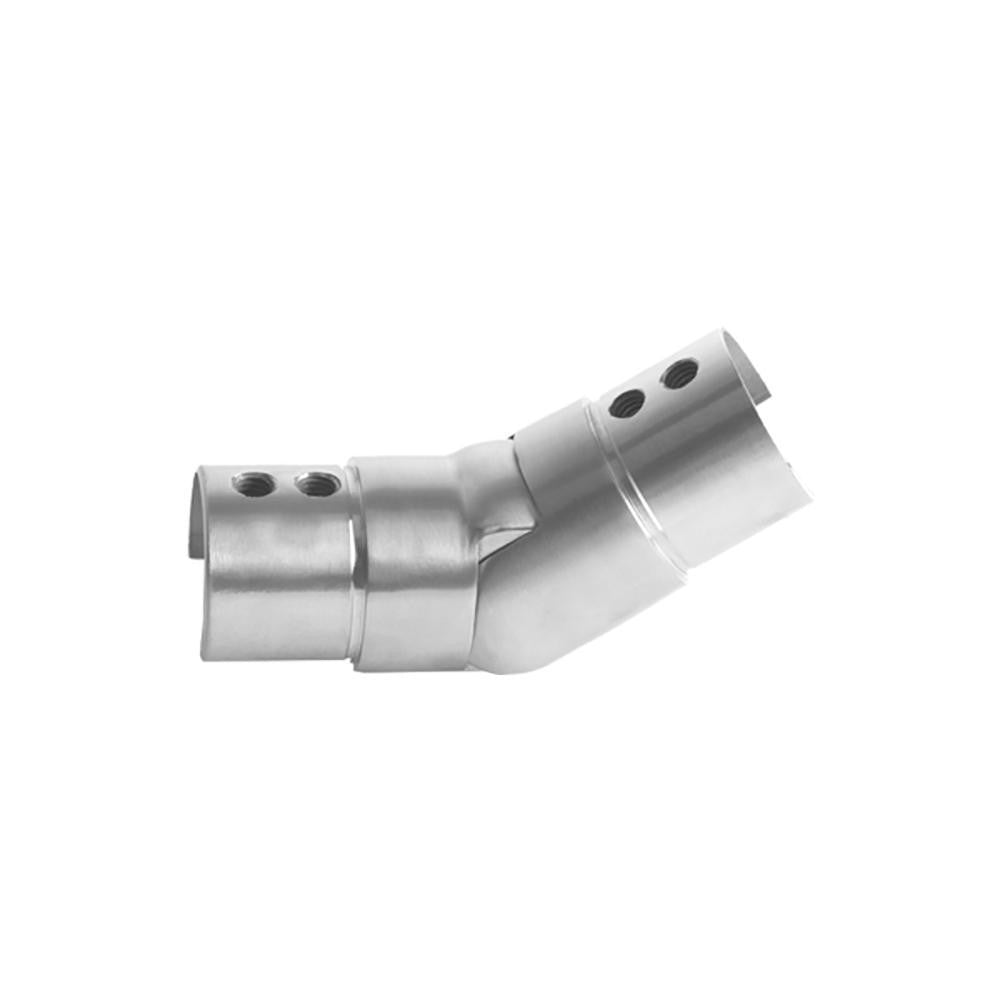Round Glass Cap Rail Adjustable Fitting Upward