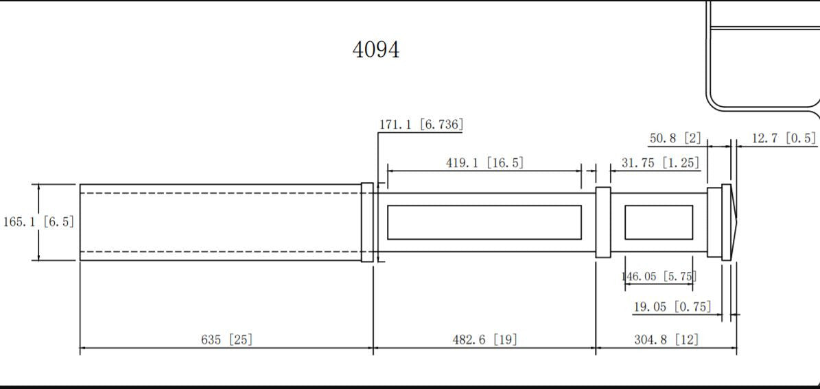 C-4094 Craftsman Style Large Box Newel CADD
