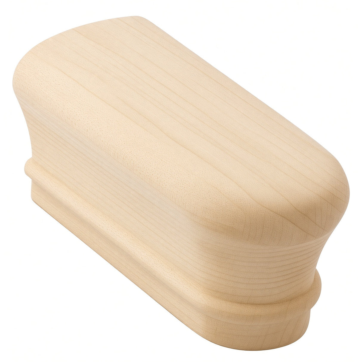 7009 Returned End for 2-1/4" x 2-3/8" 6010 Handrail, Hard Maple