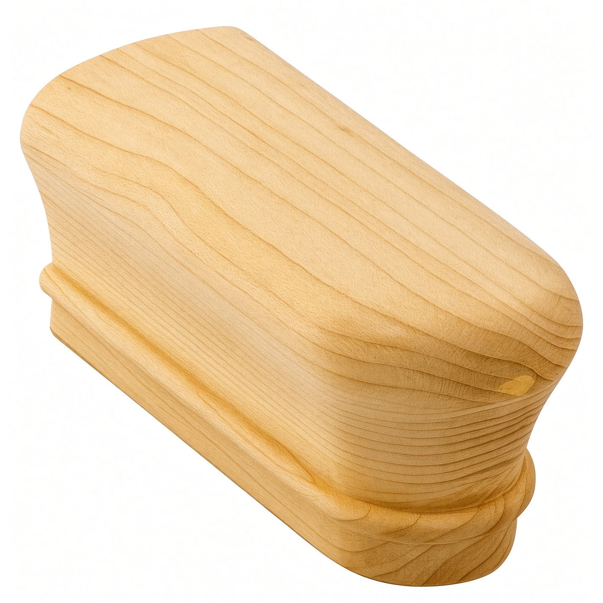 7009 Returned End for 2-1/4" x 2-3/8" 6010 Handrail, Yellow Pine