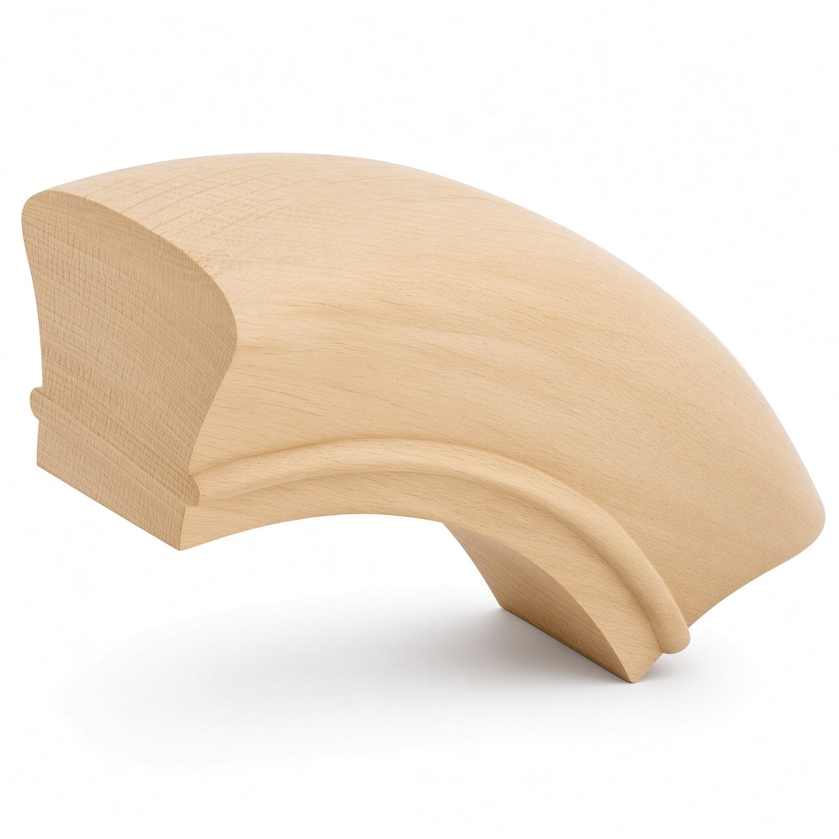 7013 Over Easing for the 2-1/4" x 2-3/8" 6010 Handrail, Hard Maple