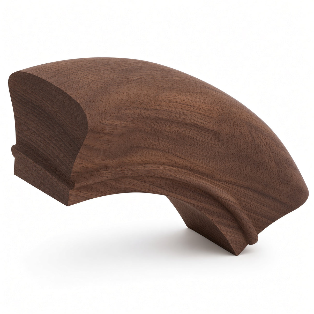 7013 Over Easing for the 2-1/4" x 2-3/8" 6010 Handrail, Walnut