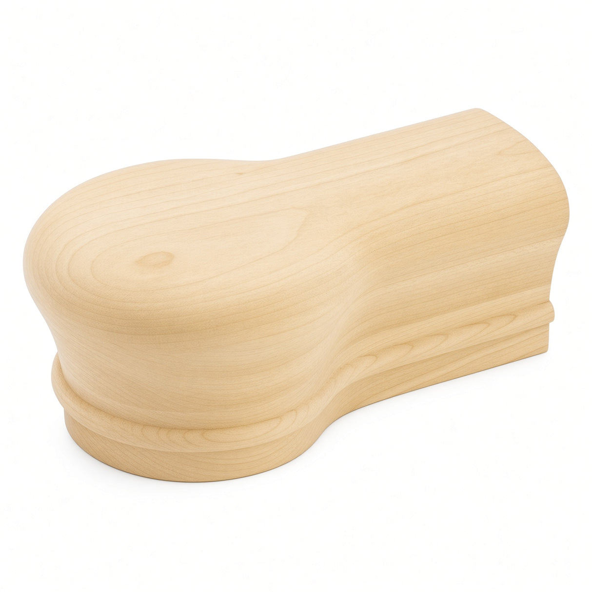 C-7019 One Opening Newel Cap for the 6010 Handrail, Hard Maple