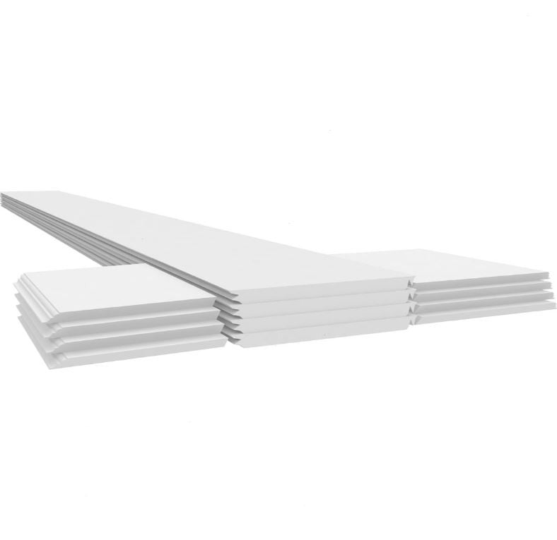 Square Non-Tapered Smooth PVC Endura-Craft Column Wrap Kit (3)