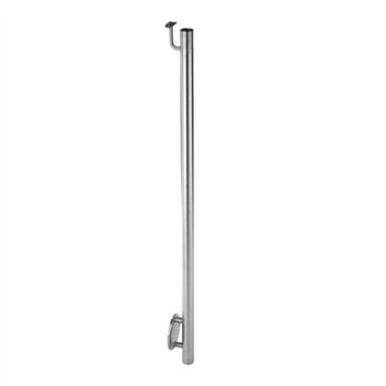 E0045 Stainless Steel 1 2/3" Newel Post Wall Mount, Pivotable