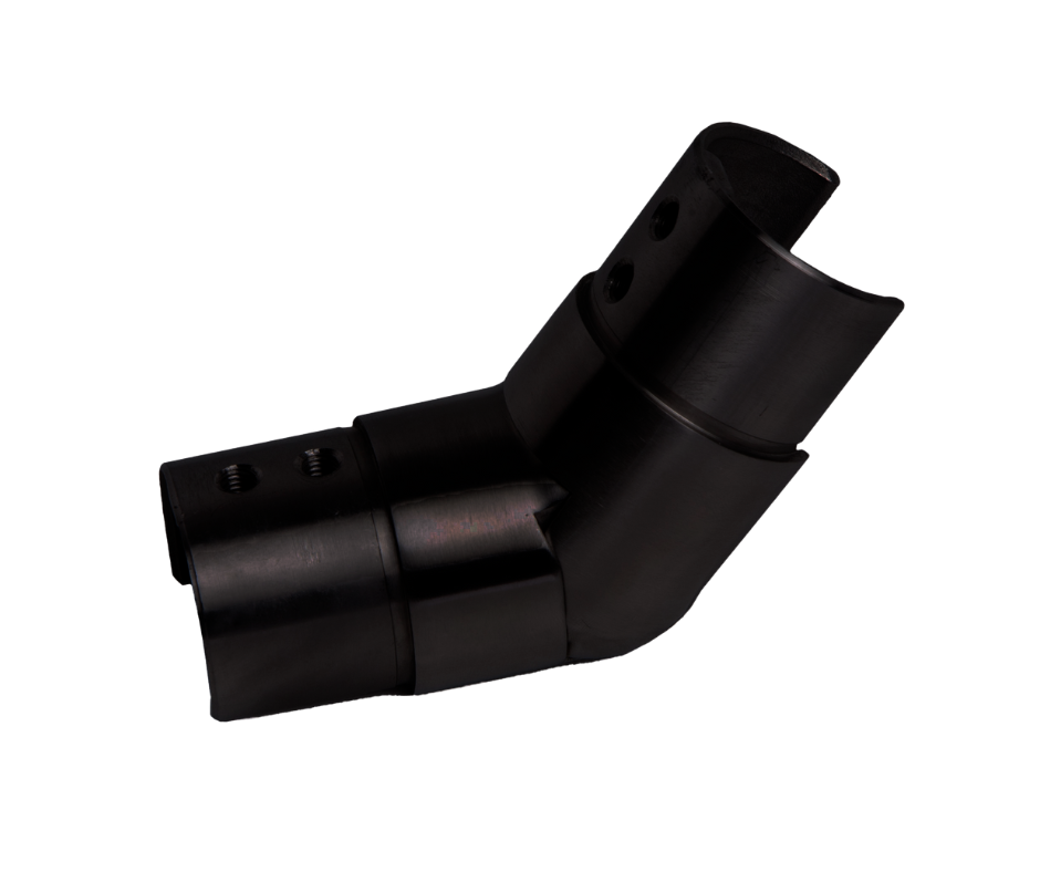 E1510100/MB Nero Pivotable Connector For Round Slotted Tube