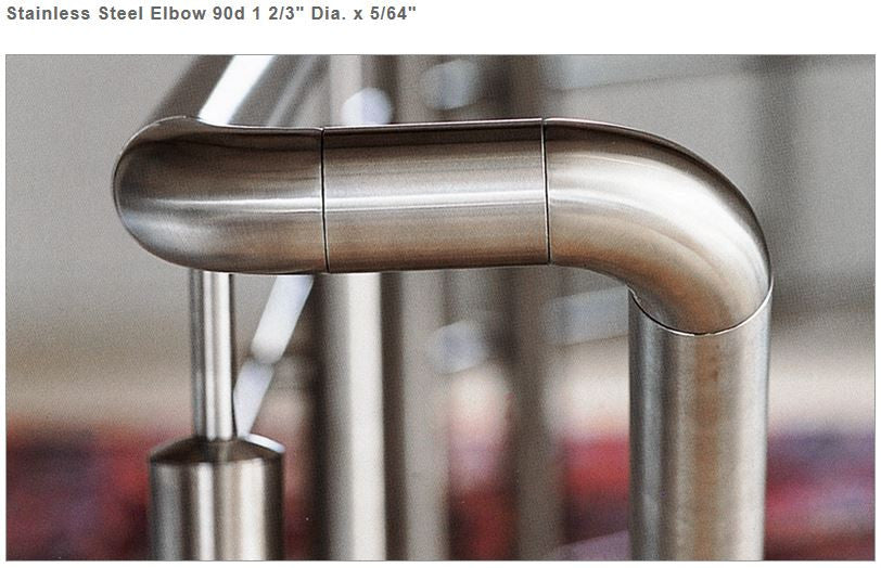 E4471 Stainless Steel Articulated Elbow, 1 2/3" Tube