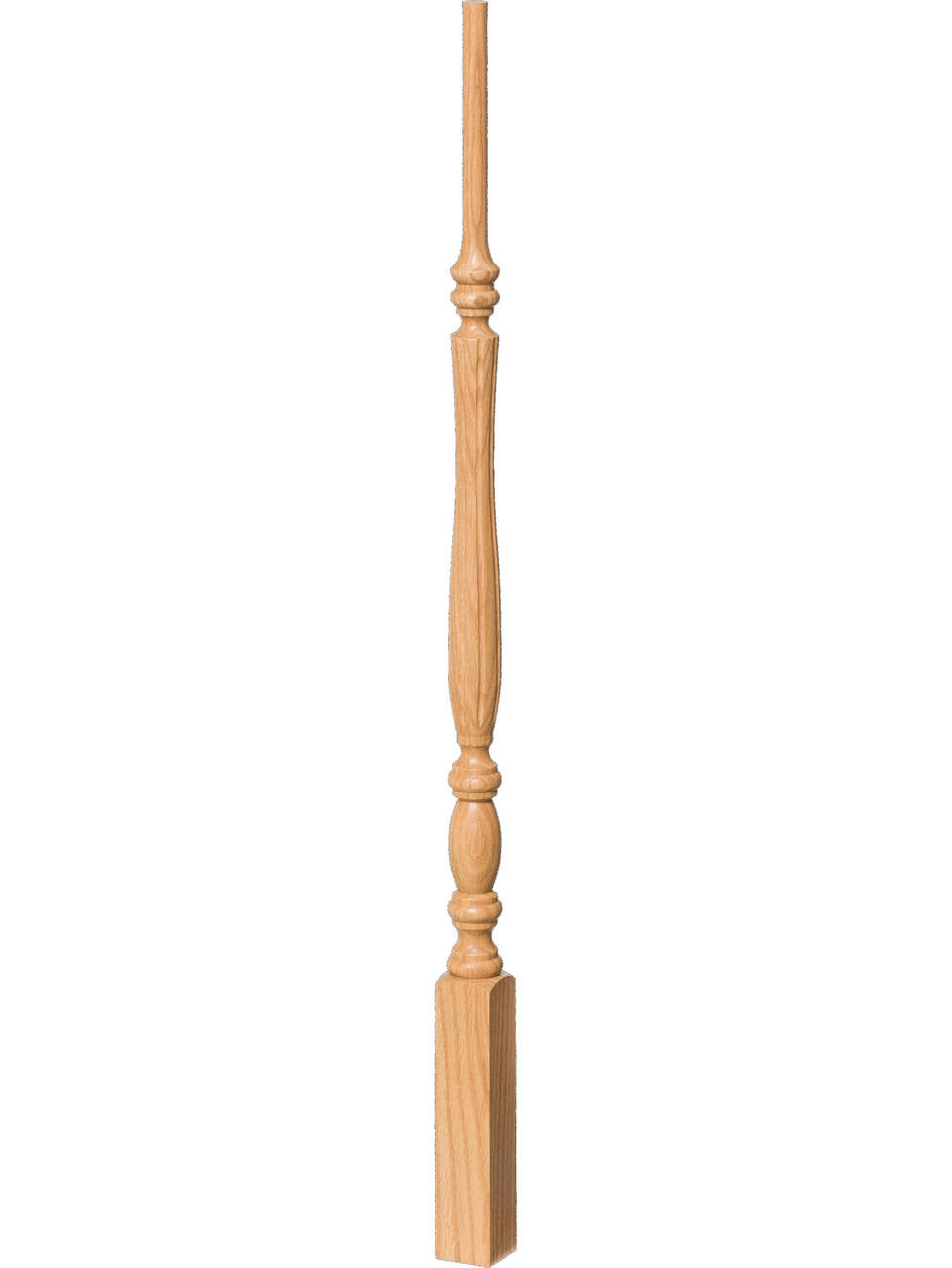 2315 36" Utah Classic Pin Top Baluster (Fluted Version Illustrated)