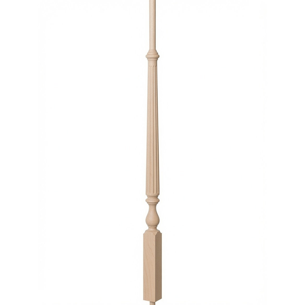 F-2715 Flured Ohio Baluster, Birch