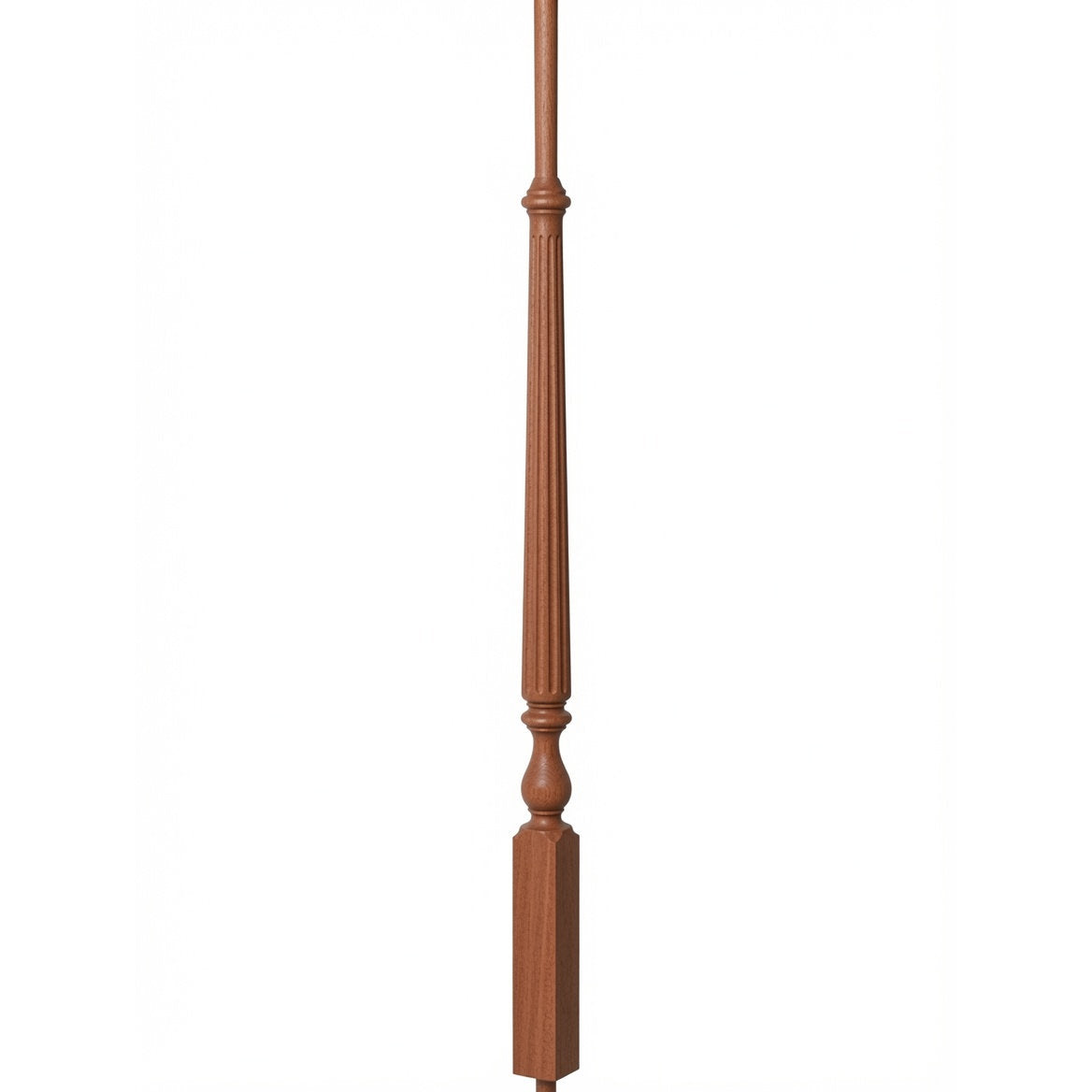 F-2715 Flured Ohio Baluster, Mahogany