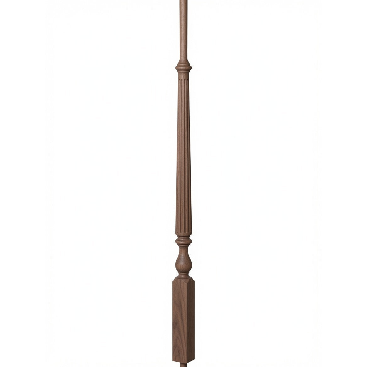 F-2715 Flured Ohio Baluster, Walnut