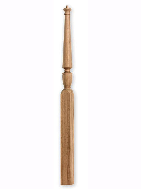 F4415 Plain Pin Top Landing Newel Post