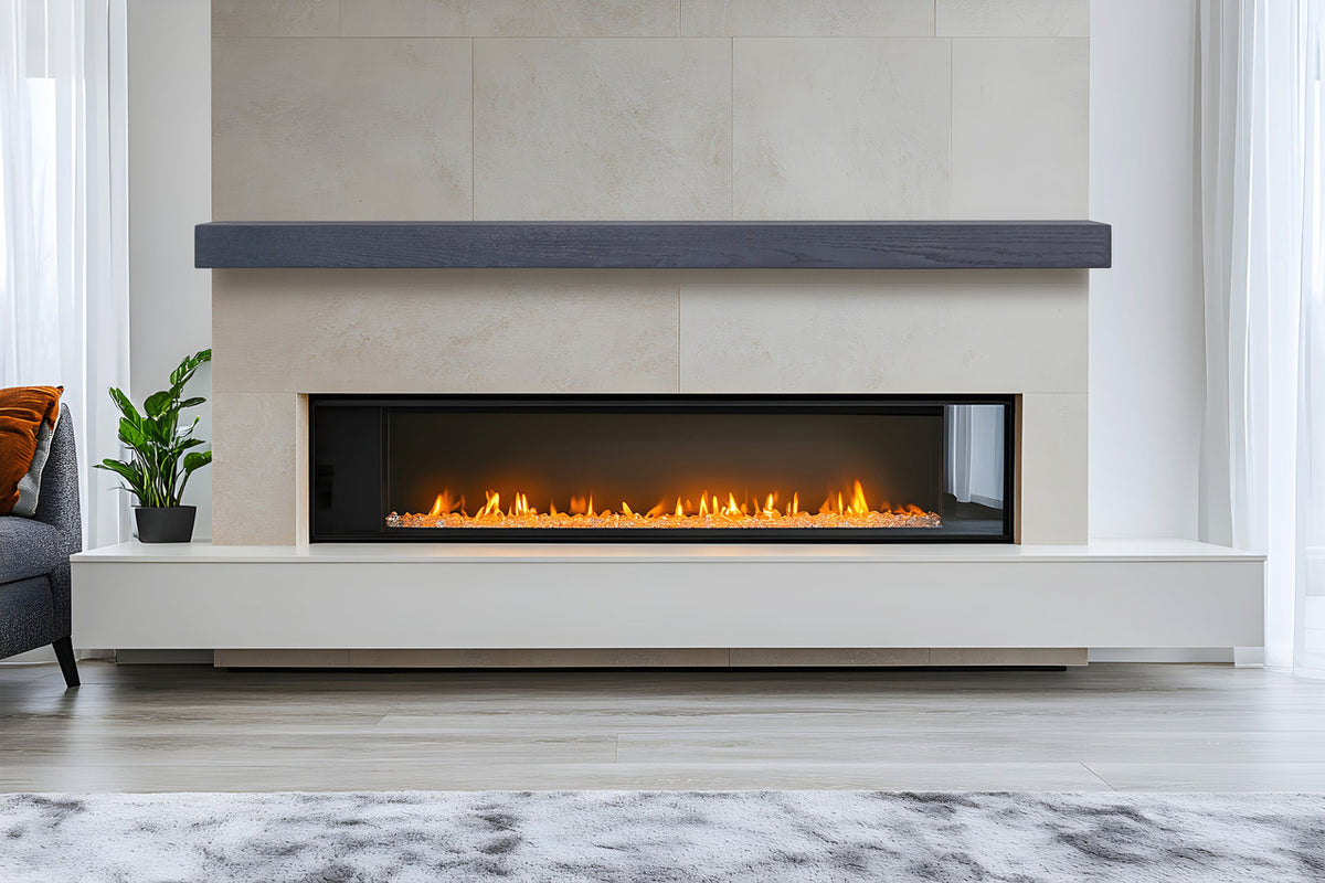 NCL Linear Non-Combustable Fireplace Mantel Shelf