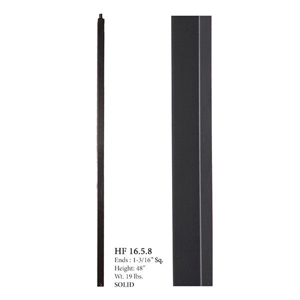 HF16.5.8 Plain Tubular Steel Newel